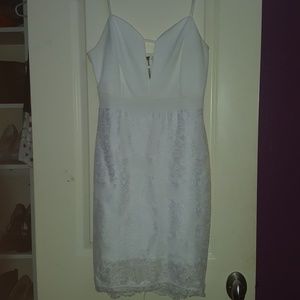 White lace dress